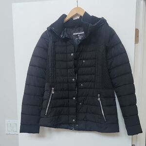 Women's Black Quilted Jacket